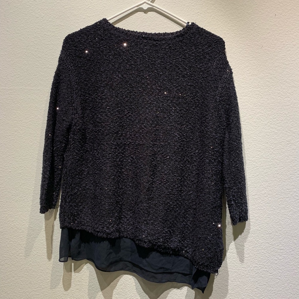 ZARA knitwear with sparkly finish